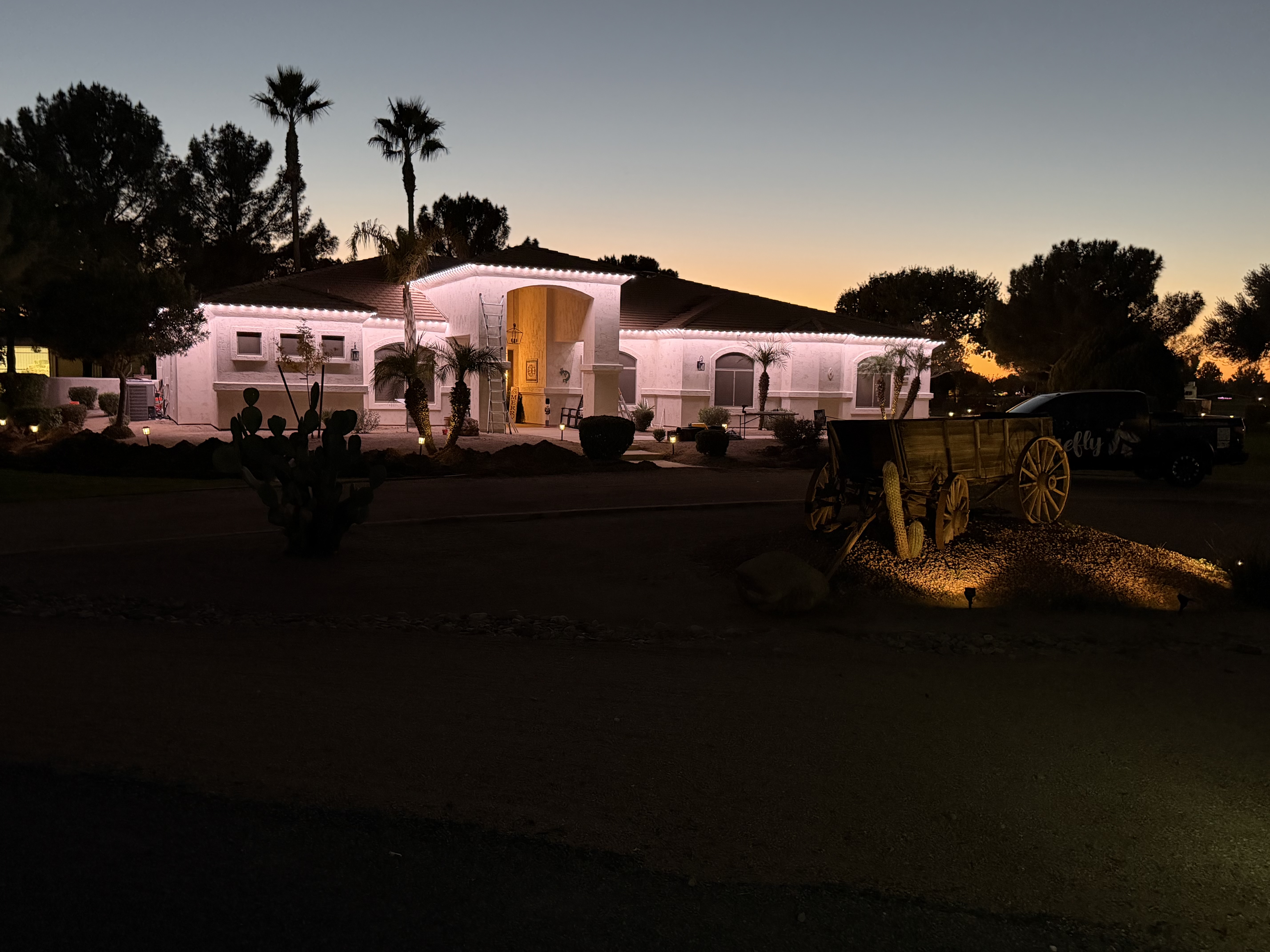 IMG 2111 permanent lighting installation in East Valley, Arizona