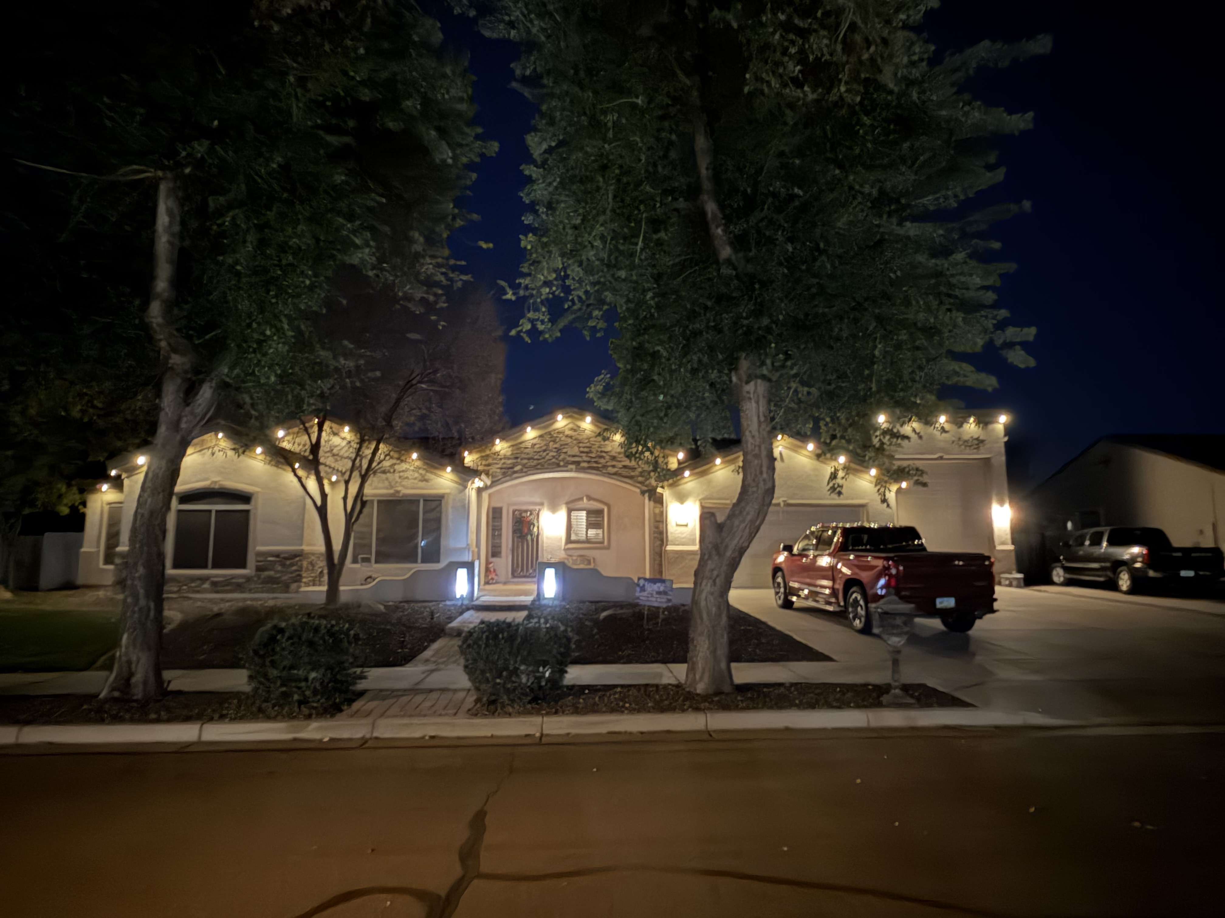 IMG 3144 permanent lighting installation in East Valley, Arizona