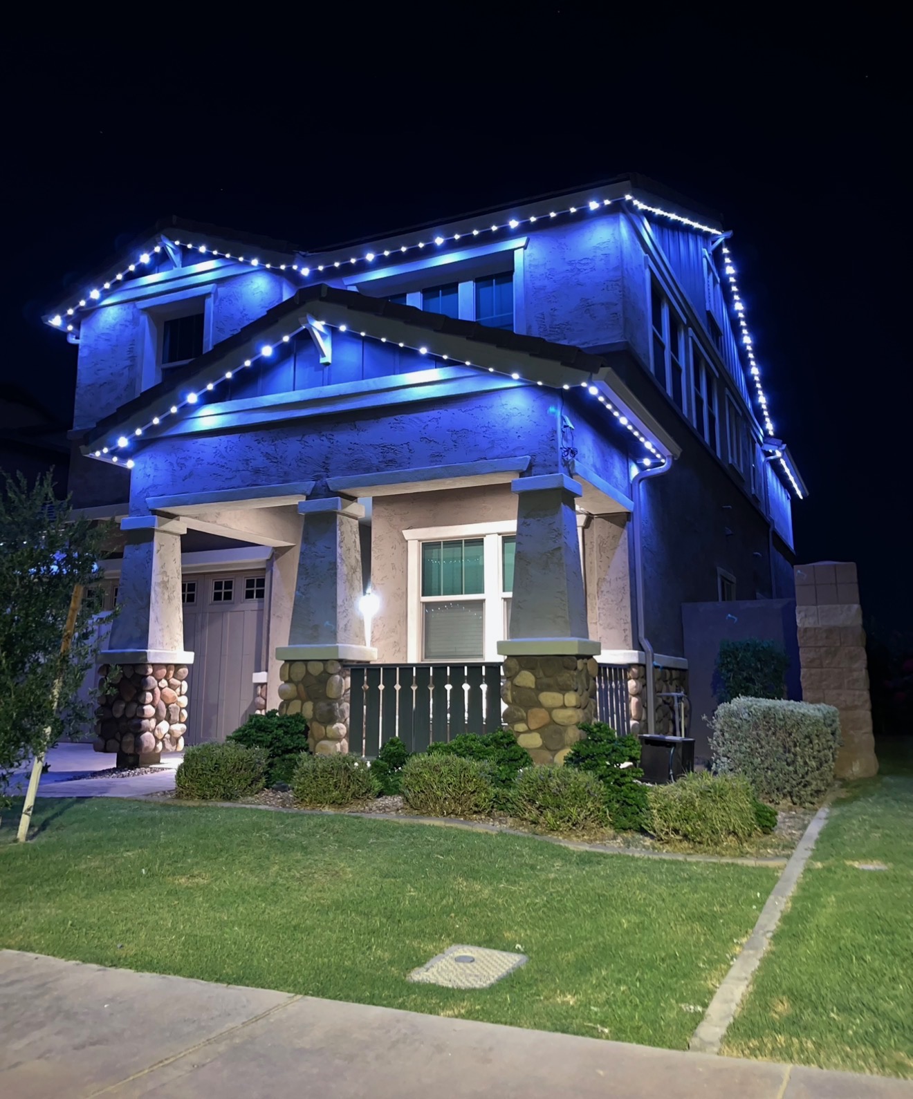 IMG 5368 permanent lighting installation in East Valley, Arizona