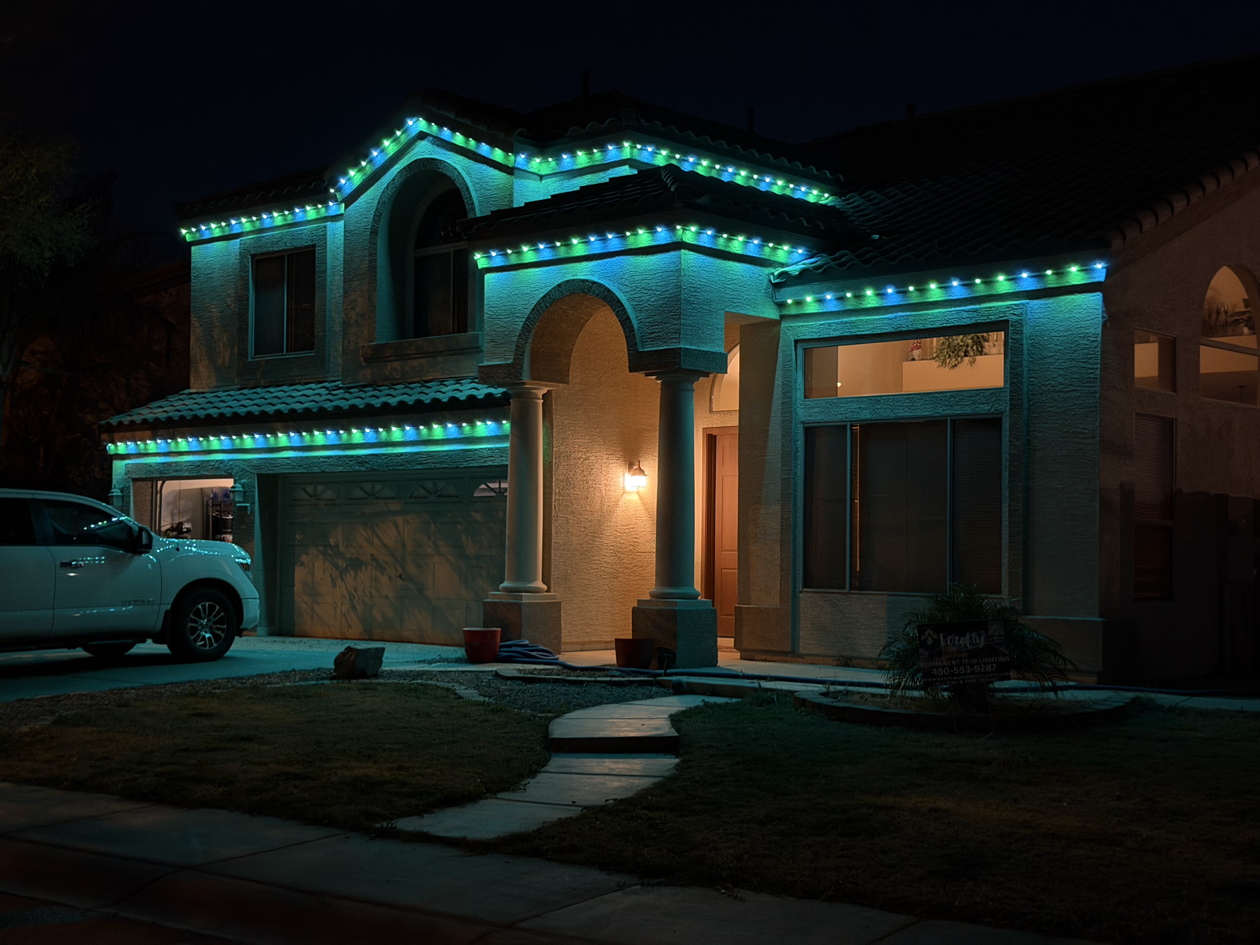IMG 9166 permanent lighting installation in East Valley, Arizona